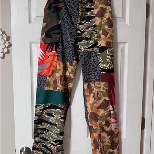 Women’s Camouflage Patchwork Pants